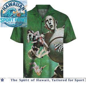 Queen News of the World Robot Classic Rock Hawaiian Shirt