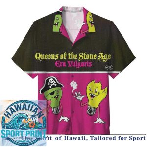Queens of the Stone Age Era Vulgaris Lullabies to Paralyze Aloha Shirt