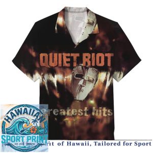 Quiet Riot Metal Health Condition Greatest Hits Metal Band Aloha Shirt
