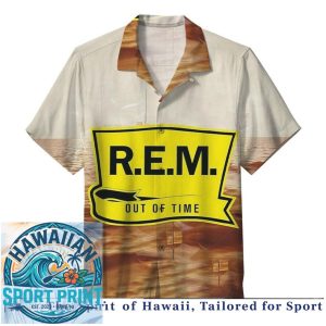 REM Alternative Rock Band Music Album Art Hawaiian Shirt
