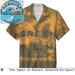 REM Alternative Rock Band Music Album Art Hawaiian Shirt