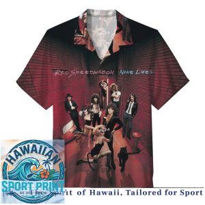 REO Speedwagon Hi Infidelity Vintage Rock Album Hawaiian Shirt