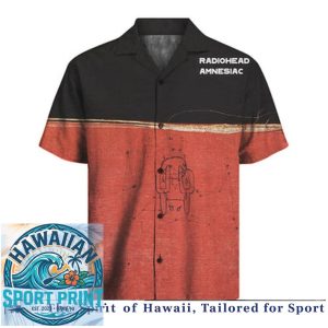 Radiohead Amnesiac Album Art Alternative Rock Hawaiian Shirt