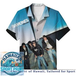 Ramones Punk Rock Band Vintage Album Cover Hawaiian Shirt
