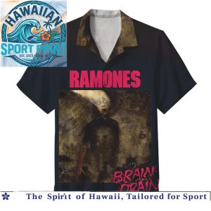 Ramones Punk Rock Band Vintage Album Cover Hawaiian Shirt