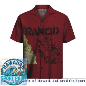 Rancid Punk Rock Band Lets Go Fist Graphic Music Hawaiian Shirt