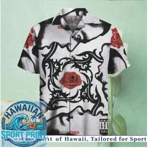 Red Hot Chili Peppers Tribal Rose Album Art Music Hawaiian Shirt