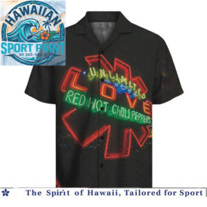 Red Hot Chili Peppers Unlimited Love Neon Rock Band Hawaiian Shirt