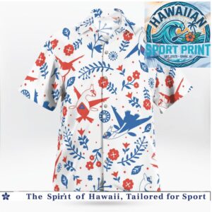 Retro Pokemon Floral Tropical Summer Hawaiian Shirt