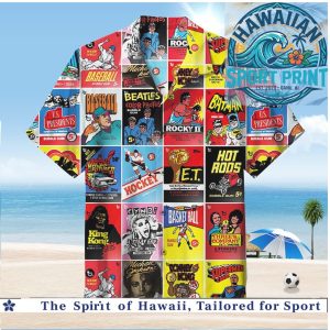 Retro Pop Culture Vintage Comic Books Collage Hawaiian Shirt