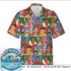 Retro Pixel Video Game Monsters Retro Gamer Hawaiian Shirt Retro Pixel Video Game Monsters Retro Gamer Hawaiian Shirt