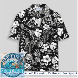 Rick Astley Never Gonna Give You Up Music Retro Hawaiian Shirt