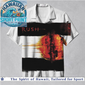 Rush Vapor Trails Rock Band Album Art Graphic Hawaiian Shirt
