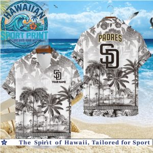 San Diego Padres Baseball Summer Tropical Hawaiian Shirt