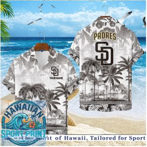 San Diego Padres Baseball Summer Tropical Hawaiian Shirt