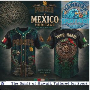 San Diego Padres Mexico Heritage Custom Baseball Jersey