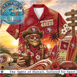 San Francisco 49ers Fan Tropical Summer Hawaiian Shirt Beach