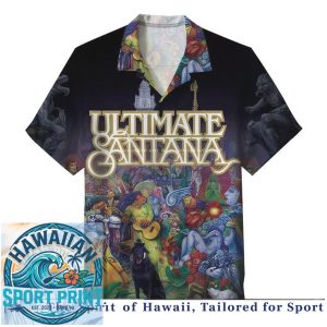 Santana Band Album Artwork Cosmic Print Hawaiian Shirt