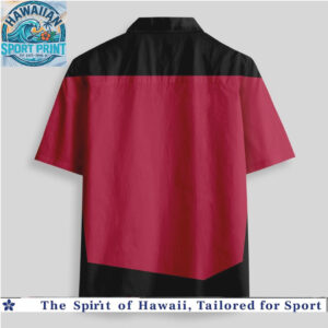 Sci Fi Security Red Uniform Cosplay Tropical Hawaiian Shirt