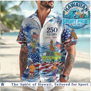 Scooby Doo America 250 Years Patriotic Summer Hawaiian Shirt