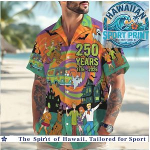 Scooby Doo Mystery Machine 250 Years Halloween Hawaiian Shirt