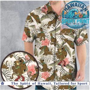 Scooby Doo Shaggy Tropical Jungle Aloha Hawaiian Shirt