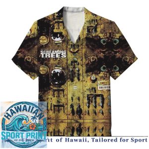 Screaming Trees Band Surreal Vintage Art Aloha Shirt