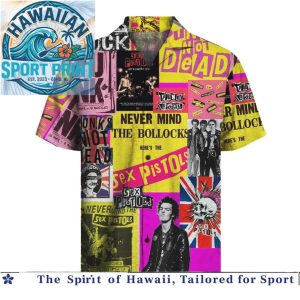 Sex Pistols Punk Rock Band Never Mind The Bollocks Hawaiian Shirt