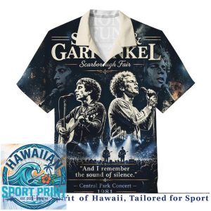 Simon And Garfunkel Classic Folk Rock Concert Hawaiian Shirt