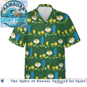 Simpsons Marge Hair Floral Pattern Tropical Hawaiian Shirt