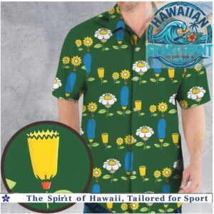 Simpsons Marge Hair Floral Pattern Tropical Hawaiian Shirt
