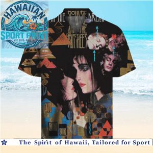 Siouxsie and the Banshees Goth Rock Band Graphic Hawaiian Shirt