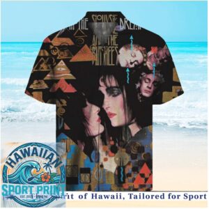 Siouxsie and the Banshees Vintage Punk Rock Band Hawaiian Shirt