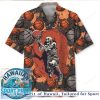 Halloween Motorcycle Pumpkin Rider Spooky Tropical Summer Hawaiian Shirt Beach Halloween Motorcycle Pumpkin Rider Spooky Tropical Summer Hawaiian Shirt Beach