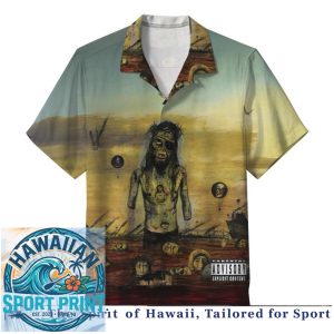 Slayer Reign In Blood Thrash Metal Church Skull Hawaiian Shirt