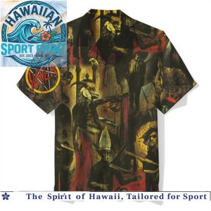 Slayer Reign in Blood Metal Band Graphic Summer Hawaiian Shirt