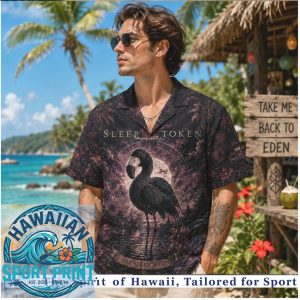 Sleep Token Dark Gothic Flamingo Eden Tropical Hawaiian Shirt