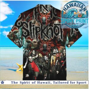Slipknot Heavy Metal Band Tour Hawaiian Shirt