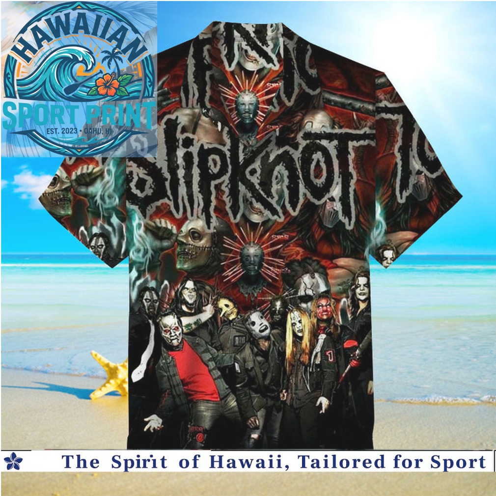 Slipknot Heavy Metal Band Tour Hawaiian Shirt Slipknot Heavy Metal Band Tour Hawaiian Shirt