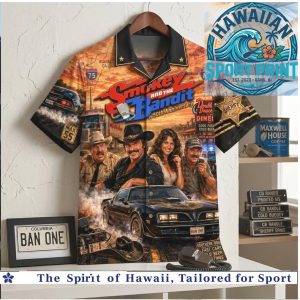 Smokey And The Bandit 50th Anniversary Classic Movie Retro Hawaiian Shirt