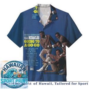 Smokey Robinson The Miracles Going to Go Go Soul Music Aloha Shirt