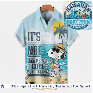 Snoopy Cool Beach Summer Vacation Tropical Hawaiian Shirt