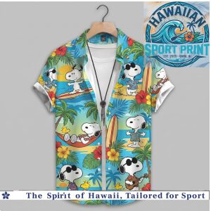 Snoopy Relaxing Tropical Beach Summer Hawaiian Shirt