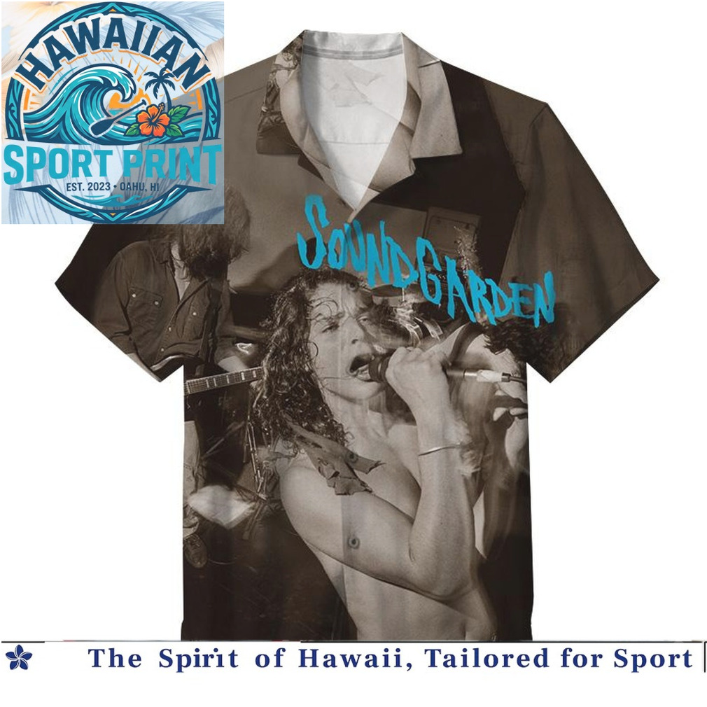 Soundgarden Grunge Rock Band Concert Photo Print Hawaiian Shirt Soundgarden Grunge Rock Band Concert Photo Print Hawaiian Shirt