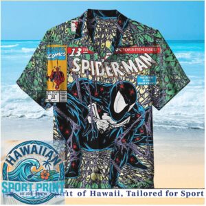 Spider Man Comic Book Superhero Summer Hawaiian Shirt