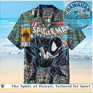 Spider Man Comic Book Superhero Summer Hawaiian Shirt