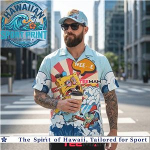 SpongeBob Surfing Great Wave Tropical Summer Hawaiian Shirt
