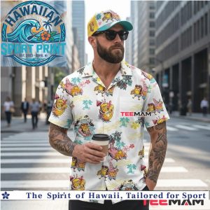 SpongeBob and Patrick Tropical Vacation Summer Hawaiian Shirt
