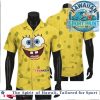 SpongeBob SquarePants Pattern Yellow Summer Tropical Hawaiian Shirt SpongeBob SquarePants Pattern Yellow Summer Tropical Hawaiian Shirt