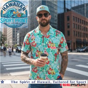Spongebob Tropical Floral Summer Hawaiian Shirt
